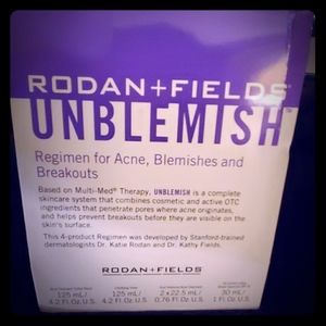 Brand new in box rodan and fields unblemish